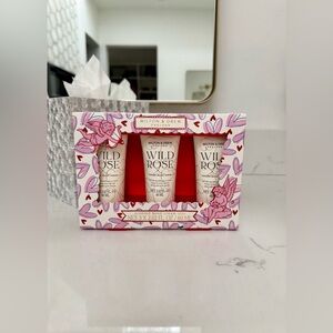 Wild Rose Hand Cream Trio - Pink and White Sweetheart Edition